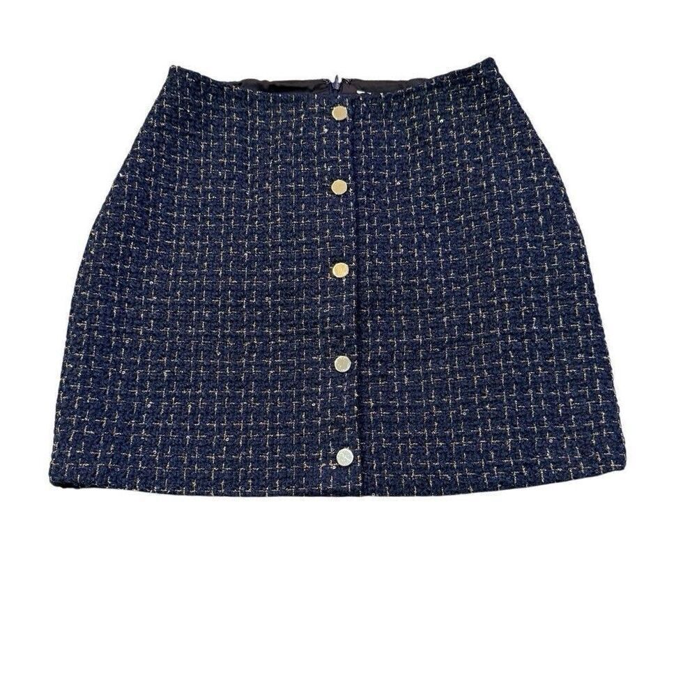 Reformation Tweed Lavonna Skirt Sz 4